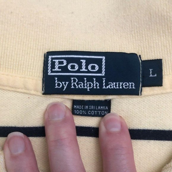 Polo by Ralph Lauren Men's Polo Style Large Yellow - Picture 3 of 7